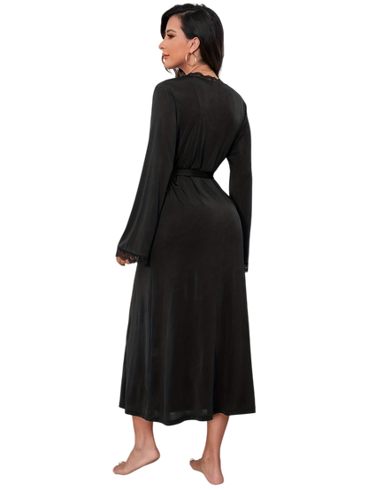 Grace | Women Elegant Lace Robe Set