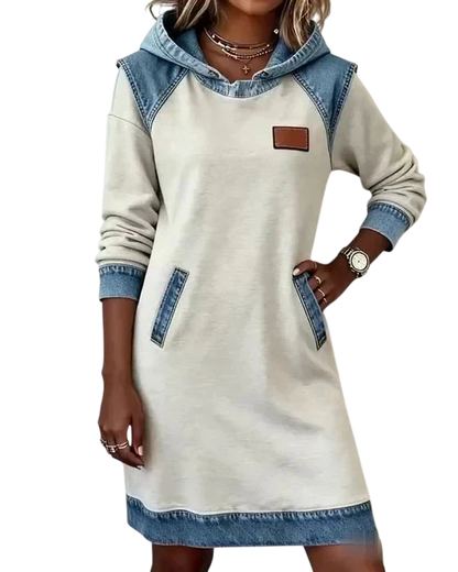 Lunariae – Casual Winter Hoodie Dress