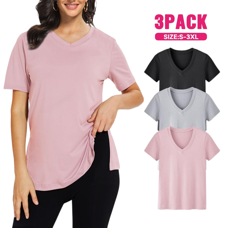 SELENA™ | Lot de 3 T-shirts amples décontractés