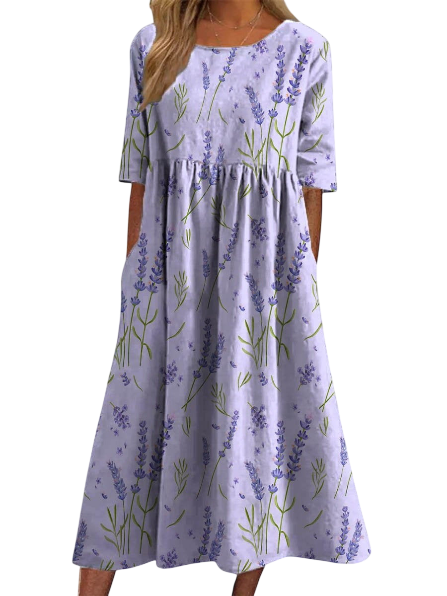 Lynley - Robe midi décontractée