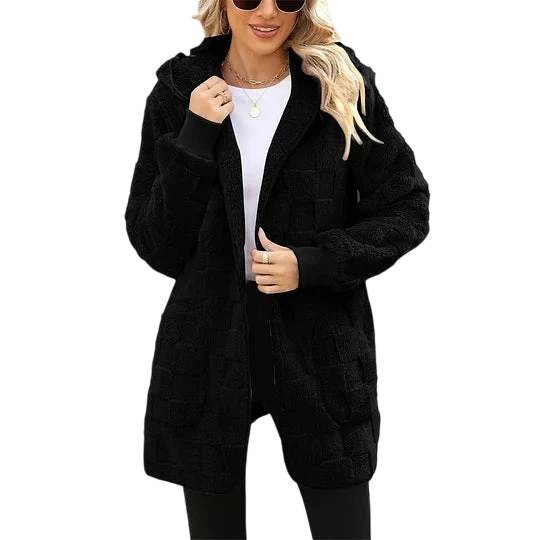 Talia – Veste polaire à carreaux