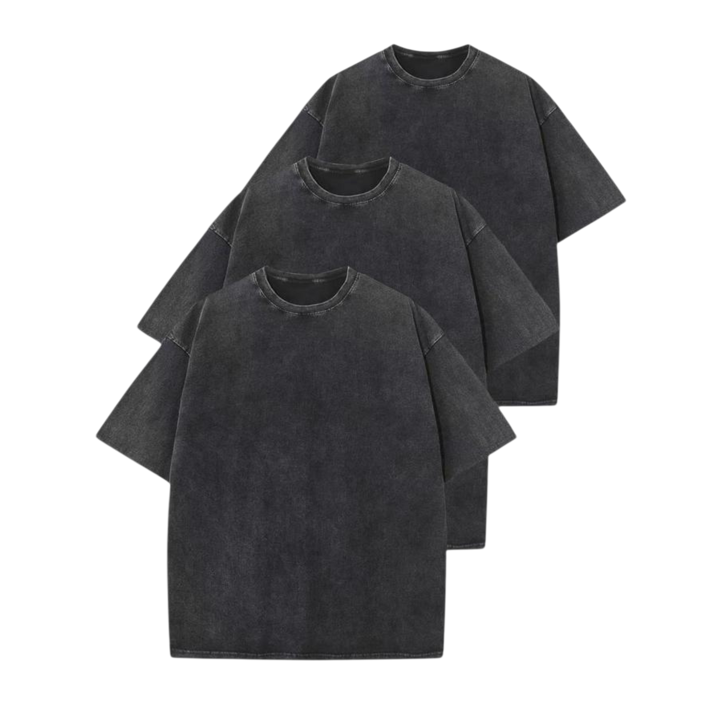Afina™ | Women Casual Oversized Wash Crew Neck Unisex Shirt