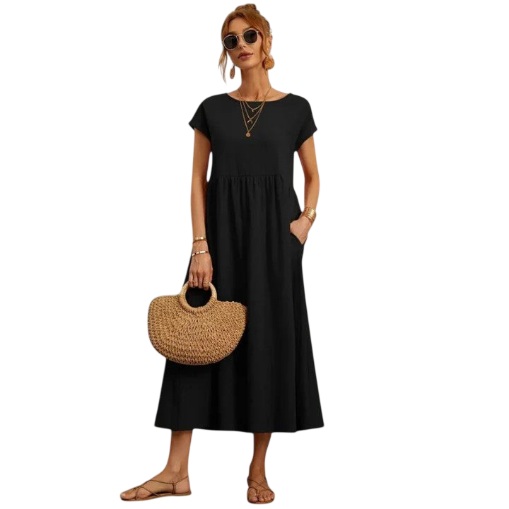 Susan - Robe midi confortable