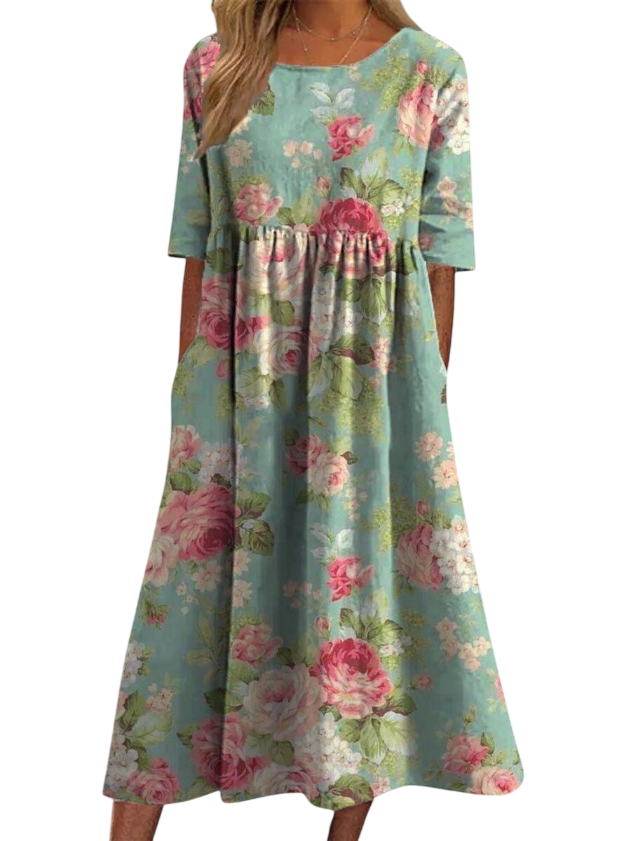 Lynley - Robe midi décontractée
