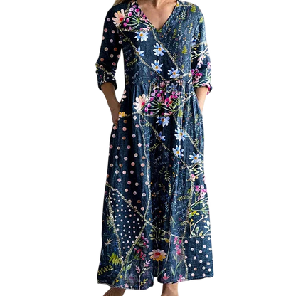 Zara - Graceful Retro Maxi Dress