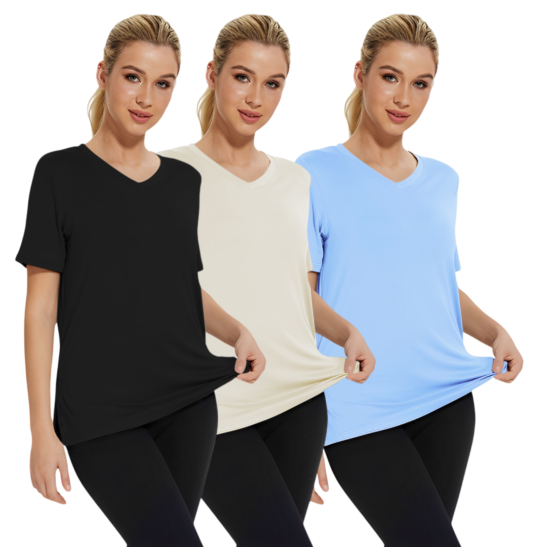 Selena™ | Casual Loose Fit Tee Pack Of 3