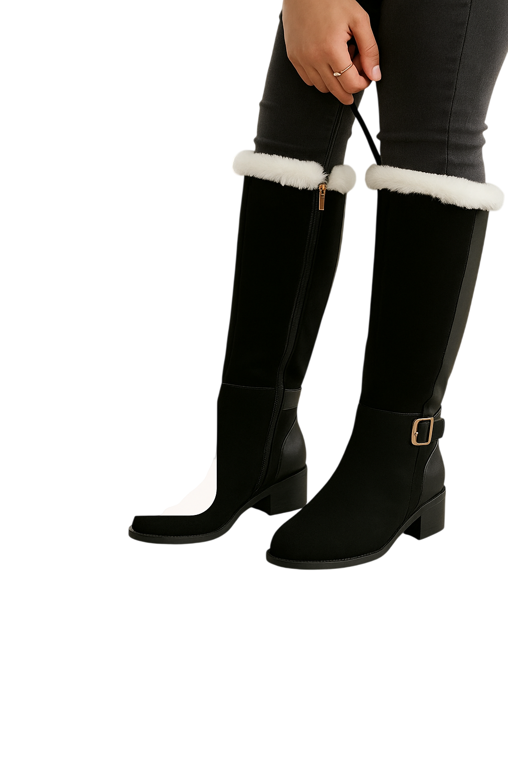 Ainhoa - Bottes d'hiver chaudes fourrées