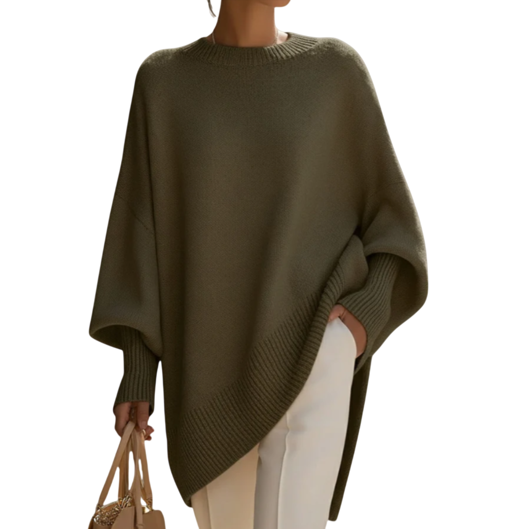 Livia | Oversized Poncho Sweater