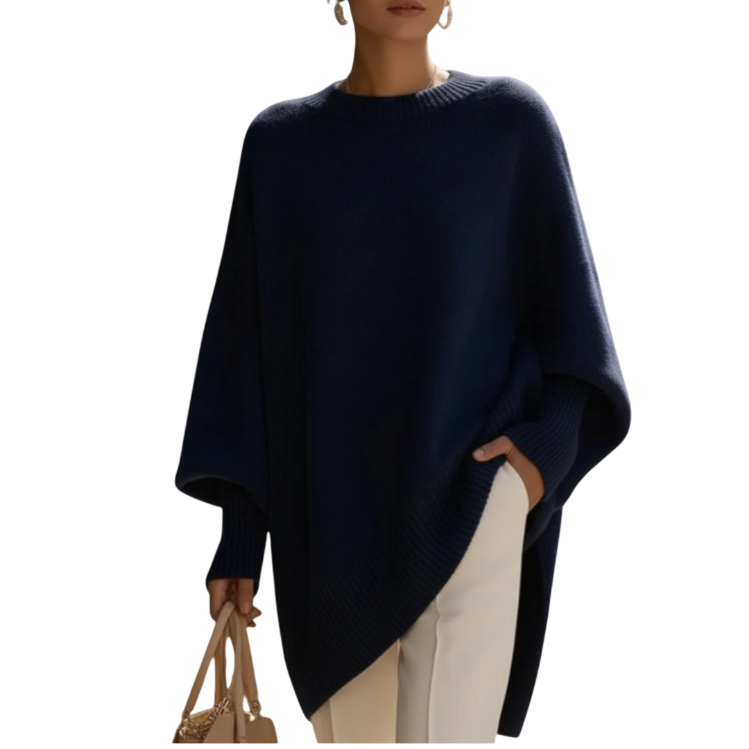 Livia | Oversized Poncho Sweater