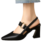 Divina – Chaussures à talons carrés avec bride élégante