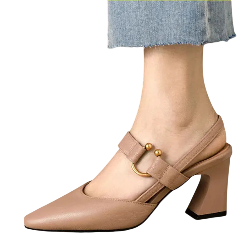 Divina – Chaussures à talons carrés avec bride élégante