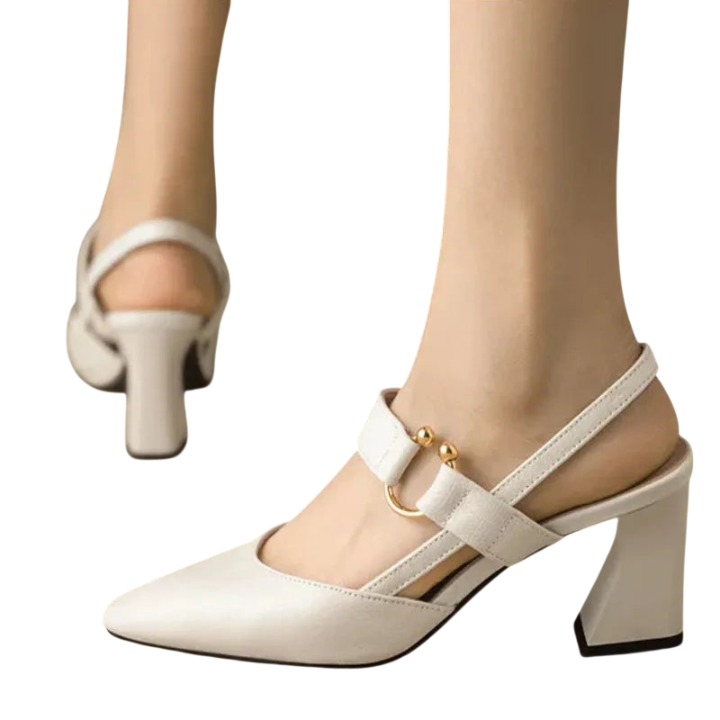 Divina – Chaussures à talons carrés avec bride élégante