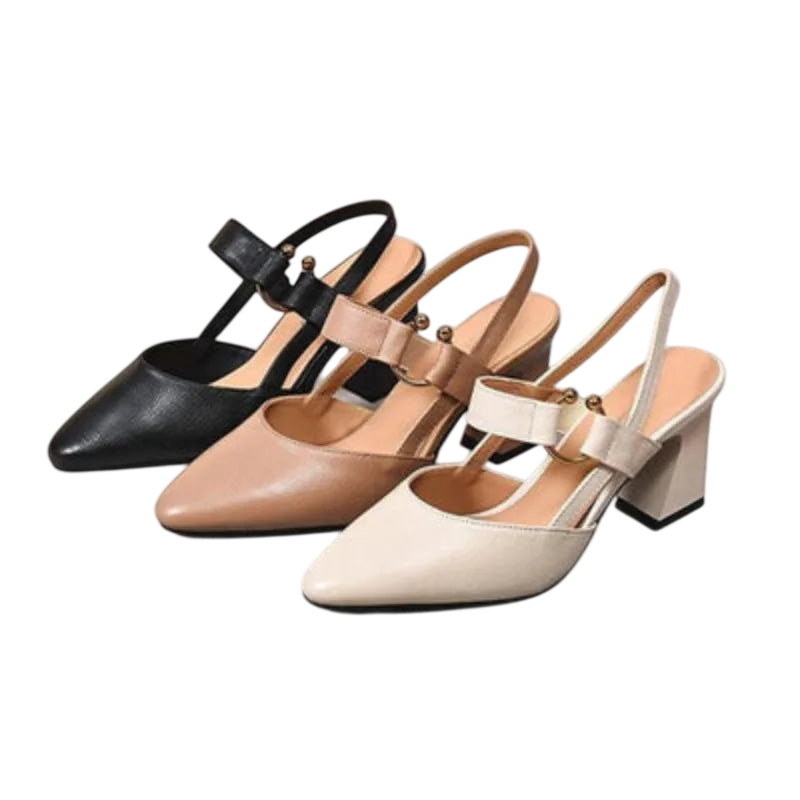 Divina – Chaussures à talons carrés avec bride élégante