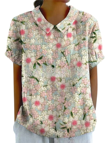 Marlene™ | Women Vintage Print Shirt