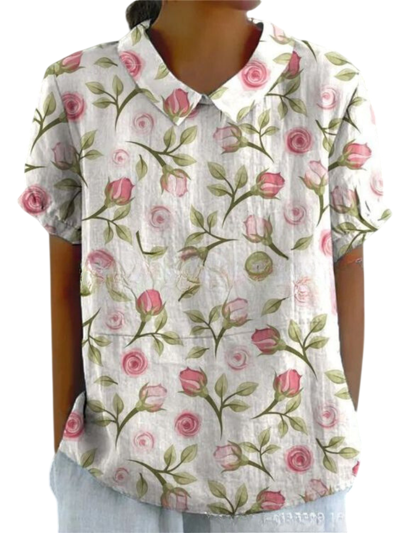 Marlene™ | Women Vintage Print Shirt