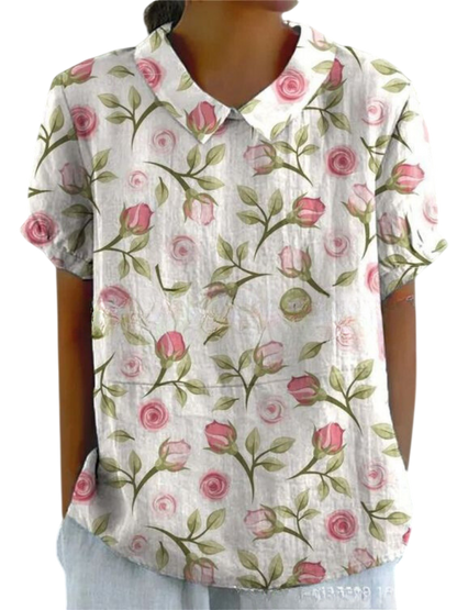 Marlene™ | Women Vintage Print Shirt