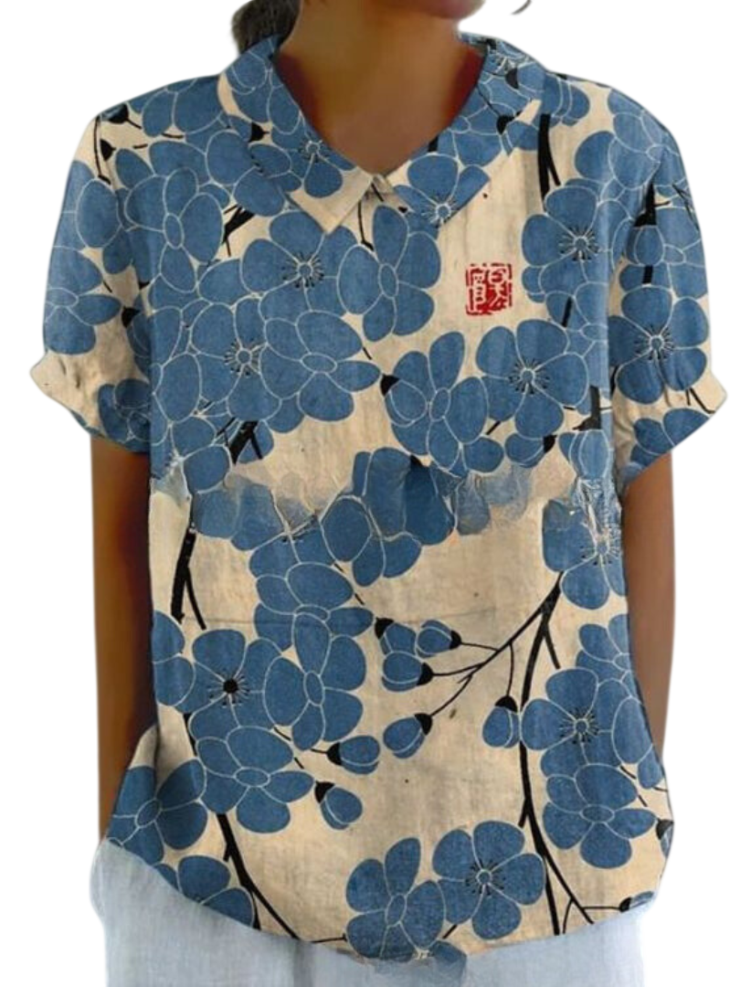 Marlene™ | Women Vintage Print Shirt