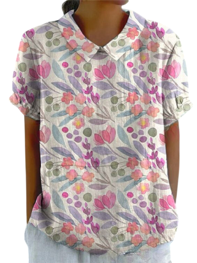 Marlene™ | Women Vintage Print Shirt