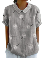 MARLENE™ | Chemise imprimée vintage pour femme
