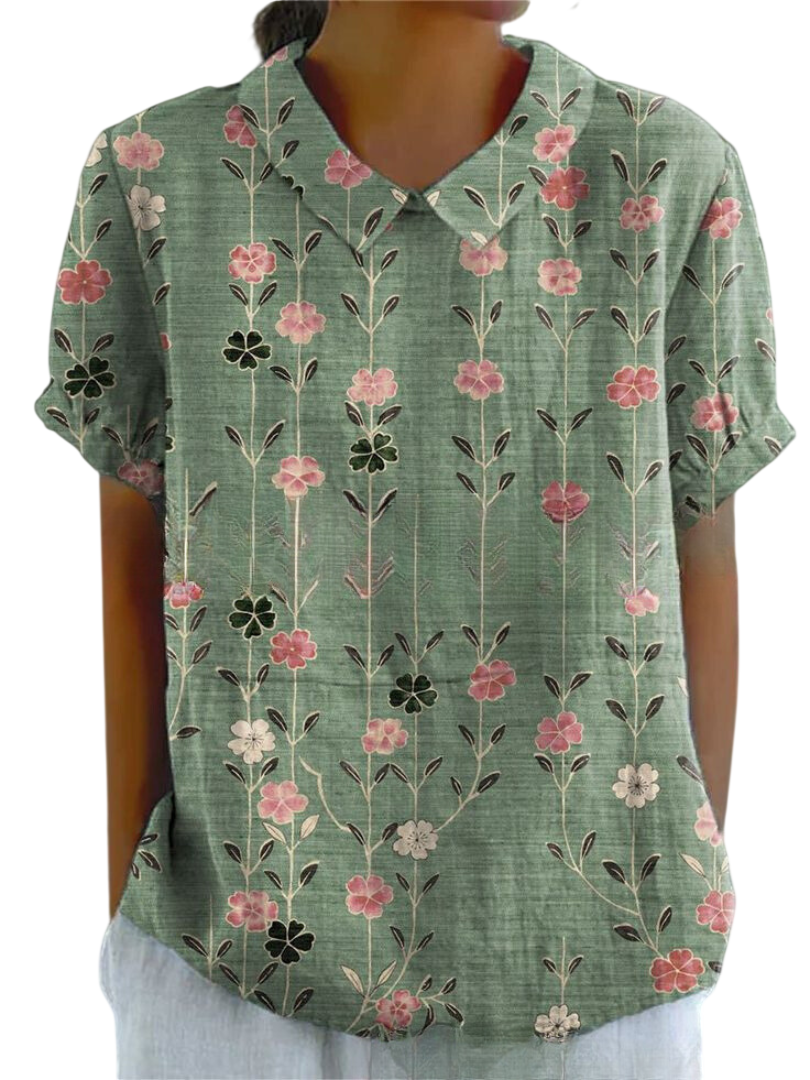 Marlene™ | Women Vintage Print Shirt