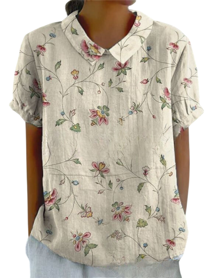 Marlene™ | Women Vintage Print Shirt