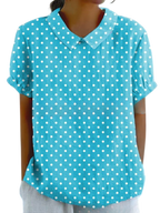 MARLENE™ | Chemise imprimée vintage pour femme