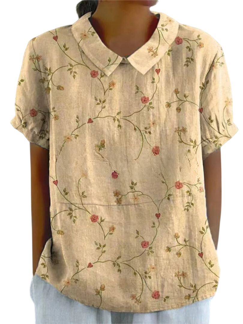 Marlene™ | Women Vintage Print Shirt