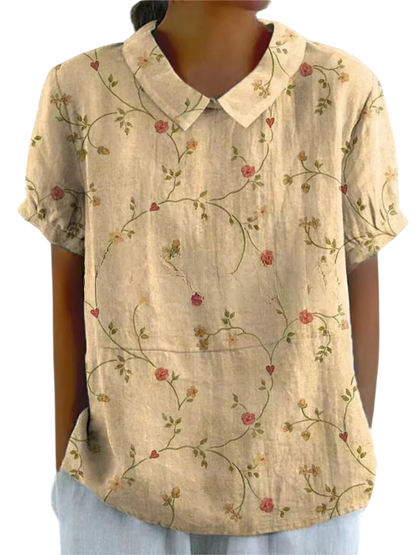 Marlene™ | Women Vintage Print Shirt