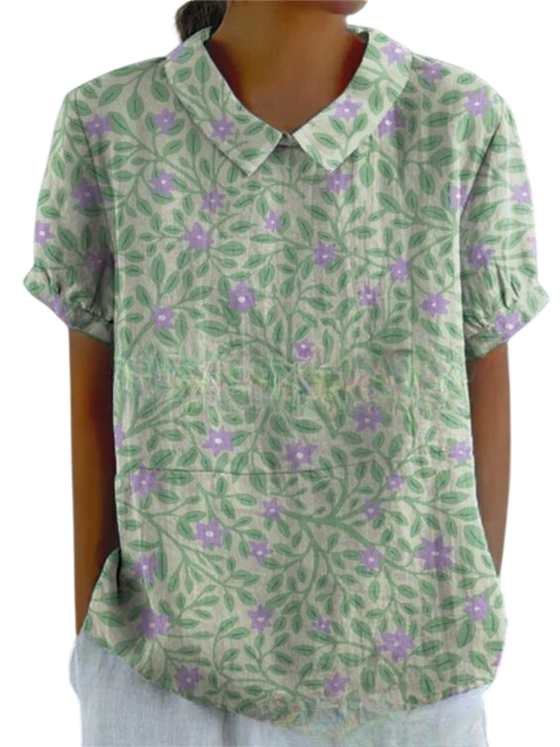 Marlene™ | Women Vintage Print Shirt