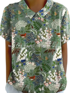 MARLENE™ | Chemise imprimée vintage pour femme