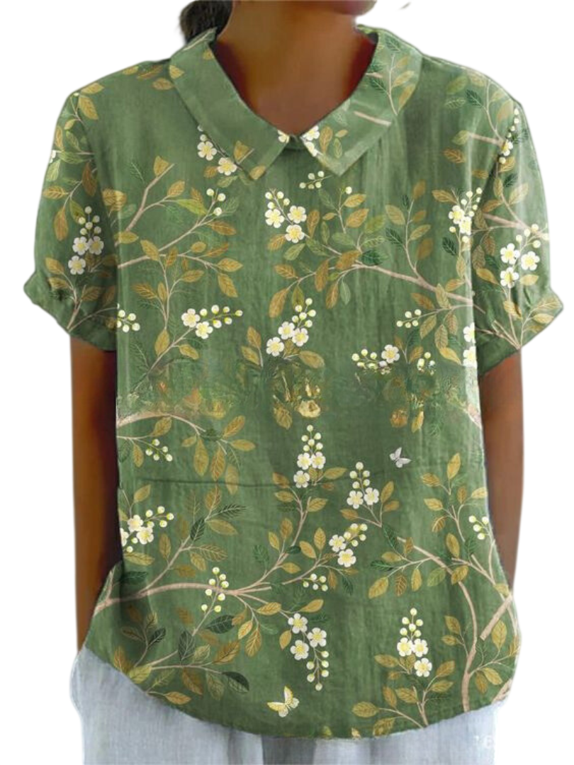 Marlene™ | Women Vintage Print Shirt