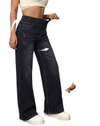 Pantalon large avec contrôle du ventre