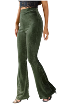 Liset | Pantalon évasé en velours côtelé