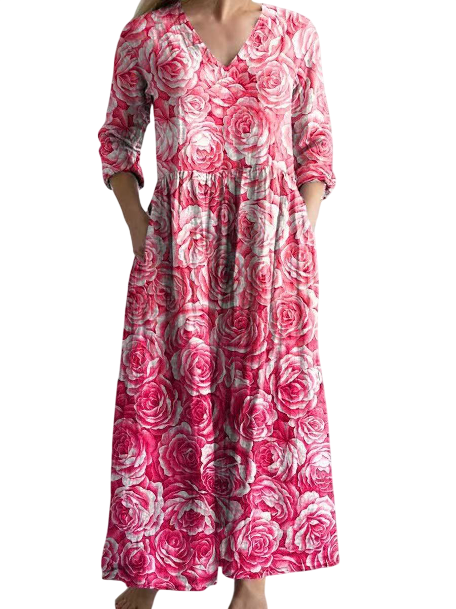 Luwina – Robe fluide "Effortless Bloom"