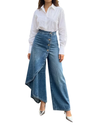 Carla™ | Crossover Denim Pants