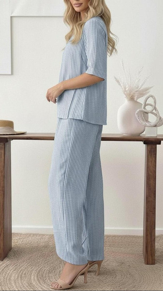 Blue Print Two Piece Set