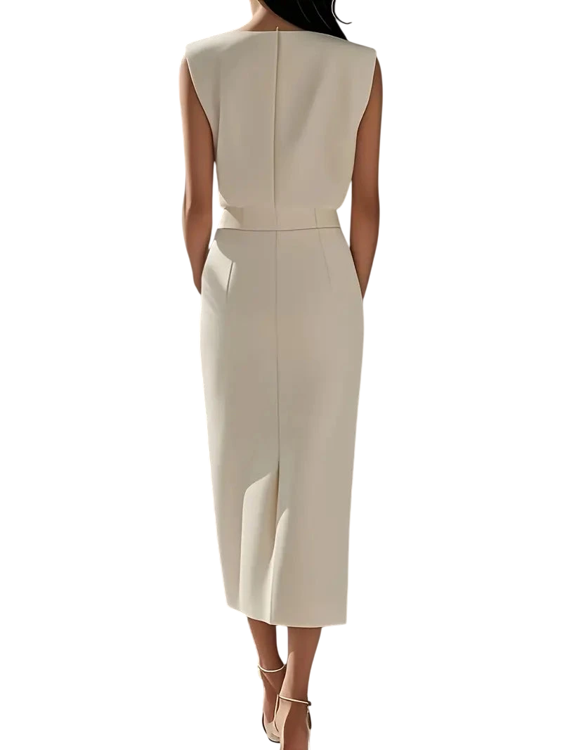 Puti - Robe midi à fente latérale
