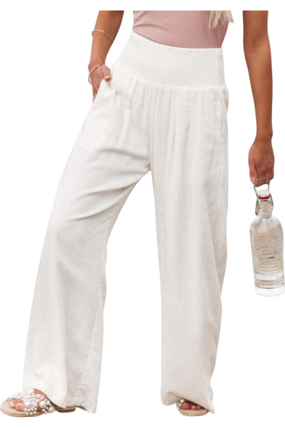 Lexia | Fluid Cotton-Linen Pants