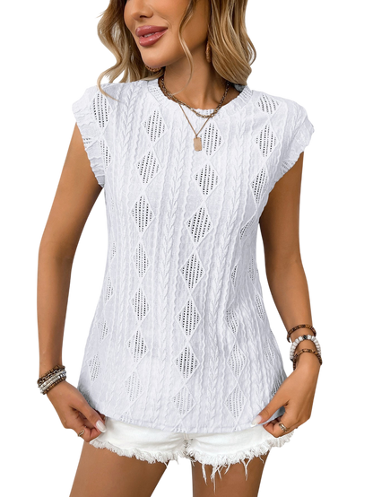 Delice™ | Women Lightweight Knit Chic Tee