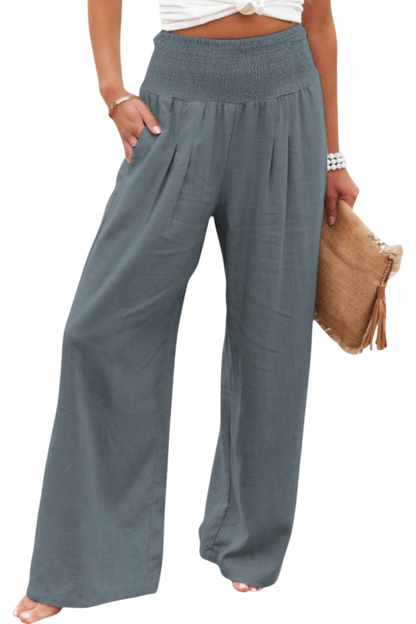 Lexia | Fluid Cotton-Linen Pants