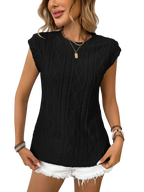 DELICE™ | T-shirt Chic en Maille Légère Femme