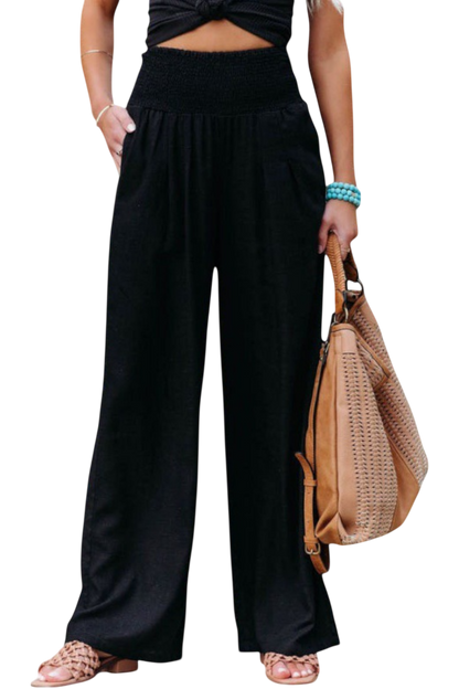 Lexia | Fluid Cotton-Linen Pants