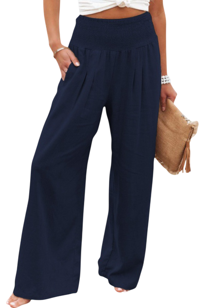 Lexia | Fluid Cotton-Linen Pants