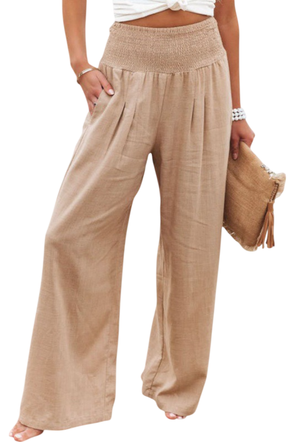 Lexia | Fluid Cotton-Linen Pants
