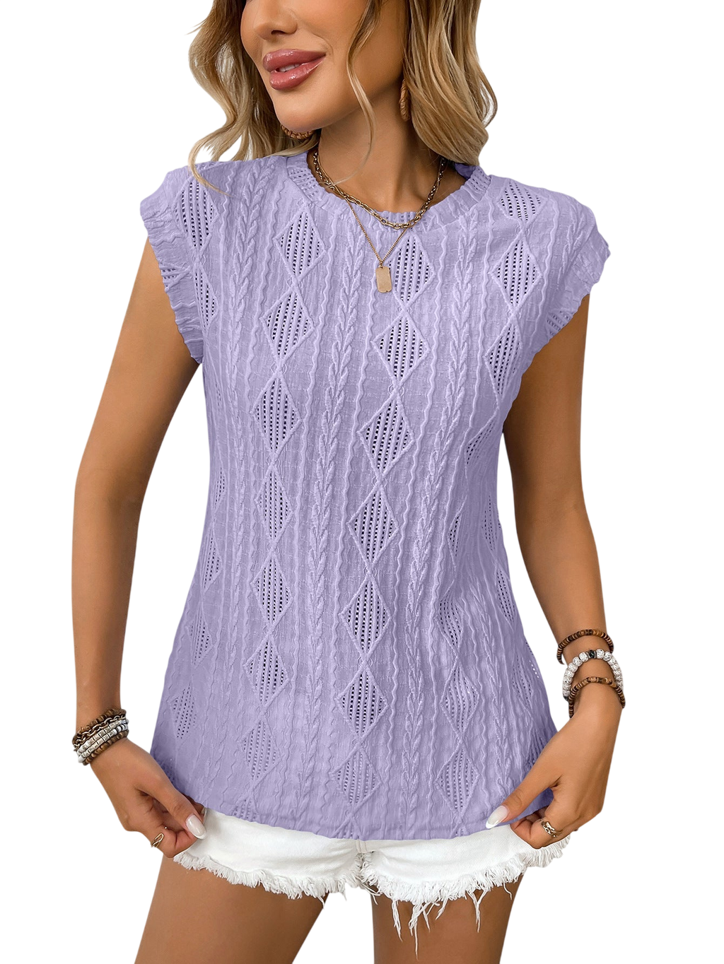 DELICE™ | T-shirt Chic en Maille Légère Femme