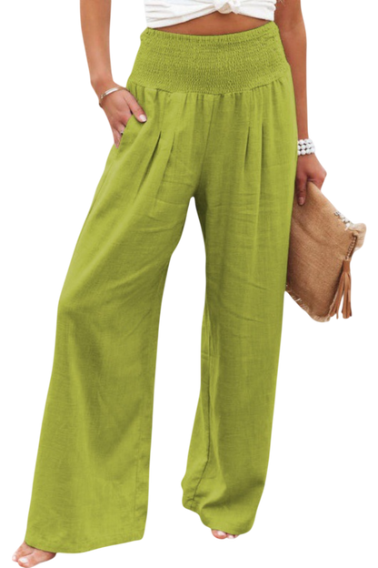 Lexia | Fluid Cotton-Linen Pants