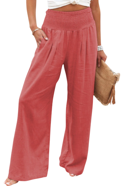 Lexia | Fluid Cotton-Linen Pants