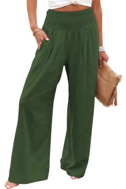 Lexia | Fluid Cotton-Linen Pants