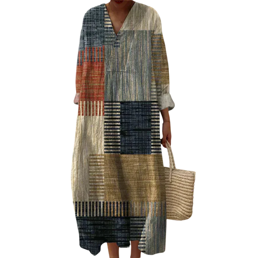 Iris Geometric Dress