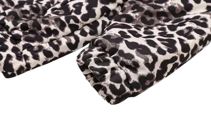 Fiona - Autumn Bomber Jacket with Animal Print